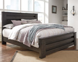 Brinxton King Panel Bed, Dresser, Mirror and 2 Nightstands