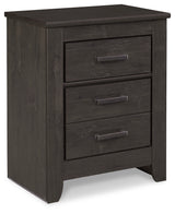 Brinxton King Panel Bed, Dresser, Mirror and Nightstand (Bed Size: King)