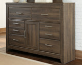 Juararo King Panel Bed, Dresser, Chest and 2 Nightstands
