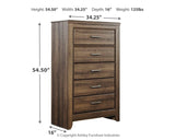 Juararo King Poster Bed, Chest and 2 Nightstands
