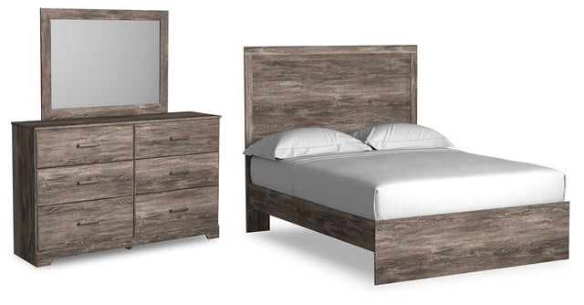 Ralinksi Full Panel Bed, Dresser and Mirror (Bed Size: Full)