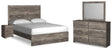 Ralinksi Queen Panel Bed, Dresser, Mirror, and Nightstand (Bed Size: Queen)