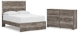 Ralinksi 3-Piece Full Panel Bed with Dresser (Full Panel Headboard/Footboard, Full Panel Rails, Dresser)
