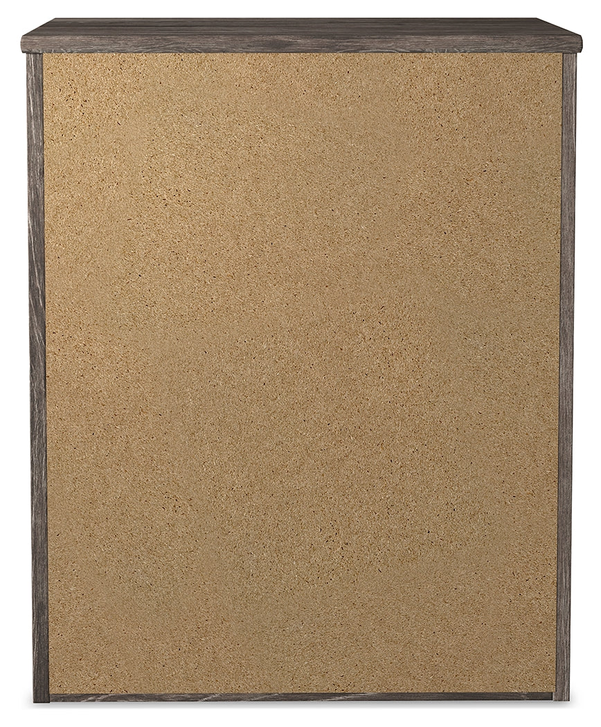 Ralinksi 6-Piece King Panel Bed with Mirrored Dresser, Chest and Nightstand (King Panel Headboard/Footboard, King Panel Rails, Dresser, Bedroom Mirror, Chest of Drawers, Nightstand)