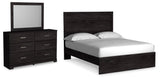 Belachime Queen Panel Bed, Dresser and Mirror (Bed Size: Queen)