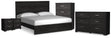 Belachime King Panel Bed, Dresser, Chest and 2 Nightstands