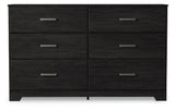 Belachime 4-Piece Queen Panel Bed with Dresser and Nightstand (Queen Panel Headboard/Footboard, Queen Panel Rails, Dresser, Nightstand)
