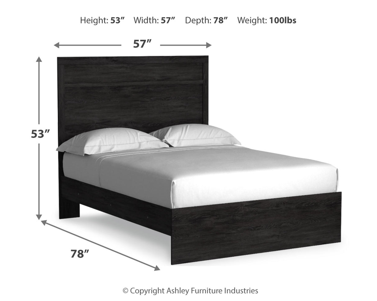 Belachime Full Panel Bed (Variation Bed Size: Full)