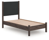 Pamytta Queen Upholstered Panel Platform Bed (Bed Size: Twin)