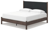Pamytta Queen Upholstered Panel Platform Bed (Bed Size: King)