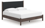Pamytta Queen Upholstered Panel Platform Bed (Bed Size: King)
