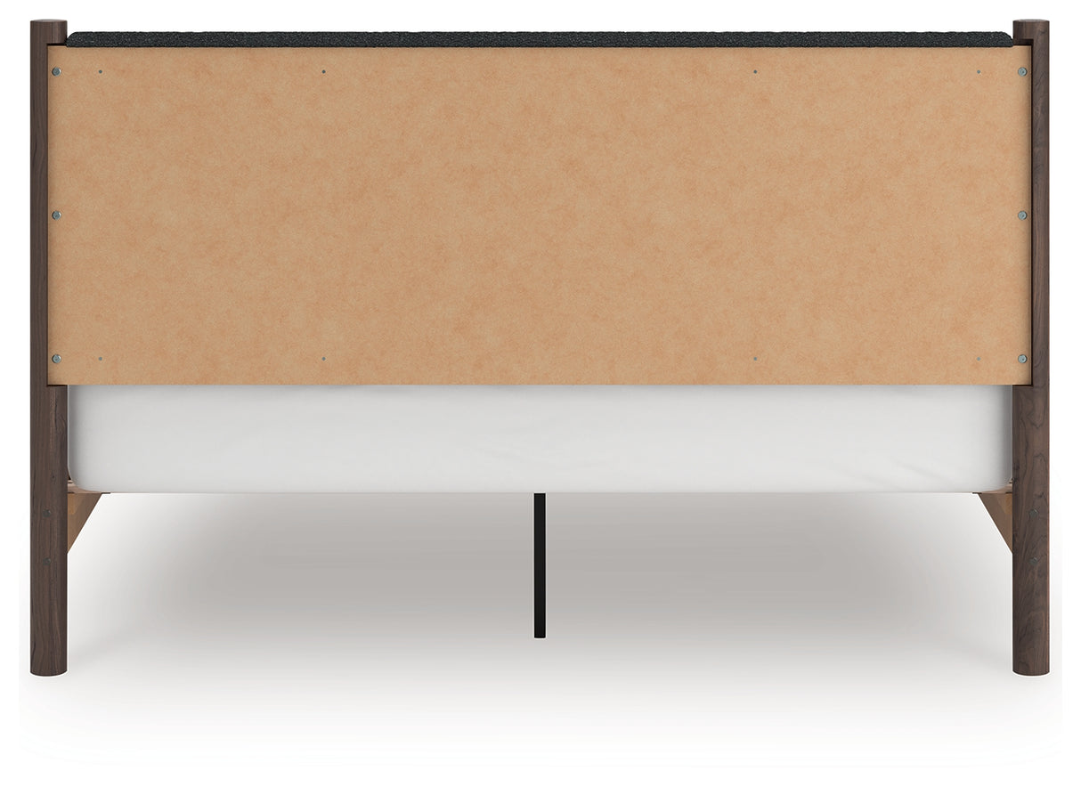 Pamytta Queen Upholstered Panel Platform Bed (Bed Size: King)