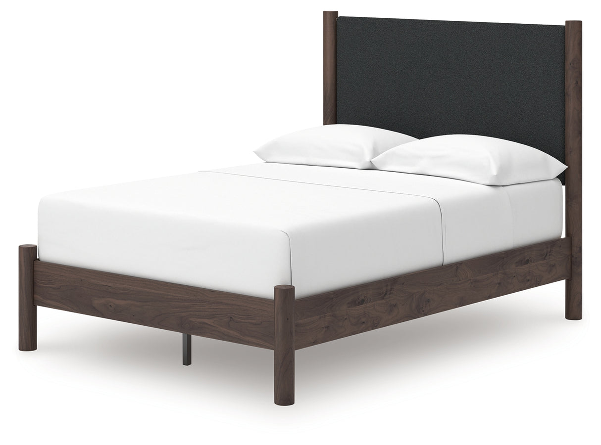Pamytta Queen Upholstered Panel Platform Bed (Bed Size: Full)