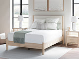 Cadmori Queen Panel Bed, Dresser, Mirror and Nightstand (Bed Size: Queen)