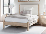 Cadmori Queen Upholstered Panel Bed (Bed Size: Full)