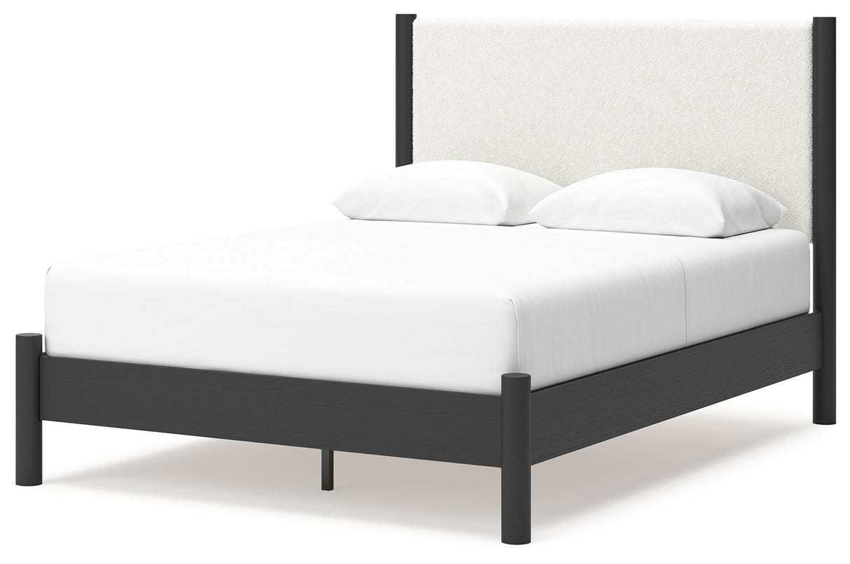 Cadmori Queen Upholstered Panel Bed (Bed Size: Queen)