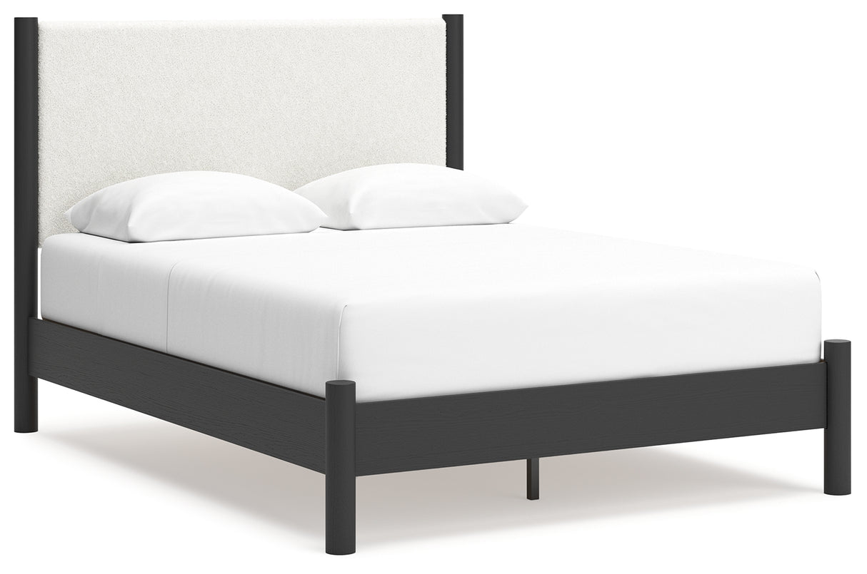 Cadmori Queen Upholstered Panel Bed (Bed Size: Queen)