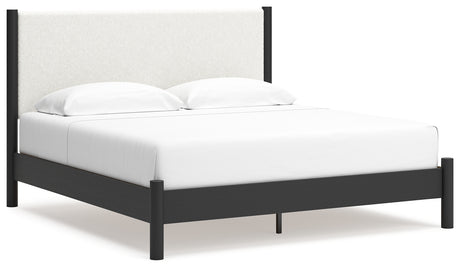 Cadmori King Upholstered Panel Bed