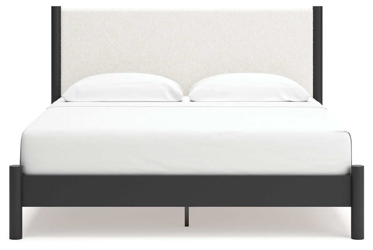 Cadmori King Upholstered Panel Bed (Variation Bed Size: King)