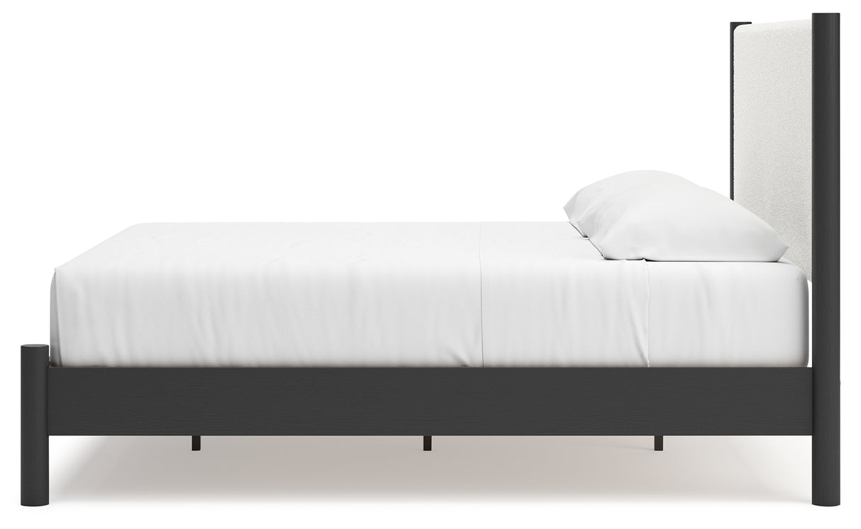 Cadmori King Upholstered Panel Bed (Variation Bed Size: King)