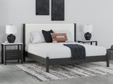 Cadmori King Upholstered Panel Bed (Variation Bed Size: King)