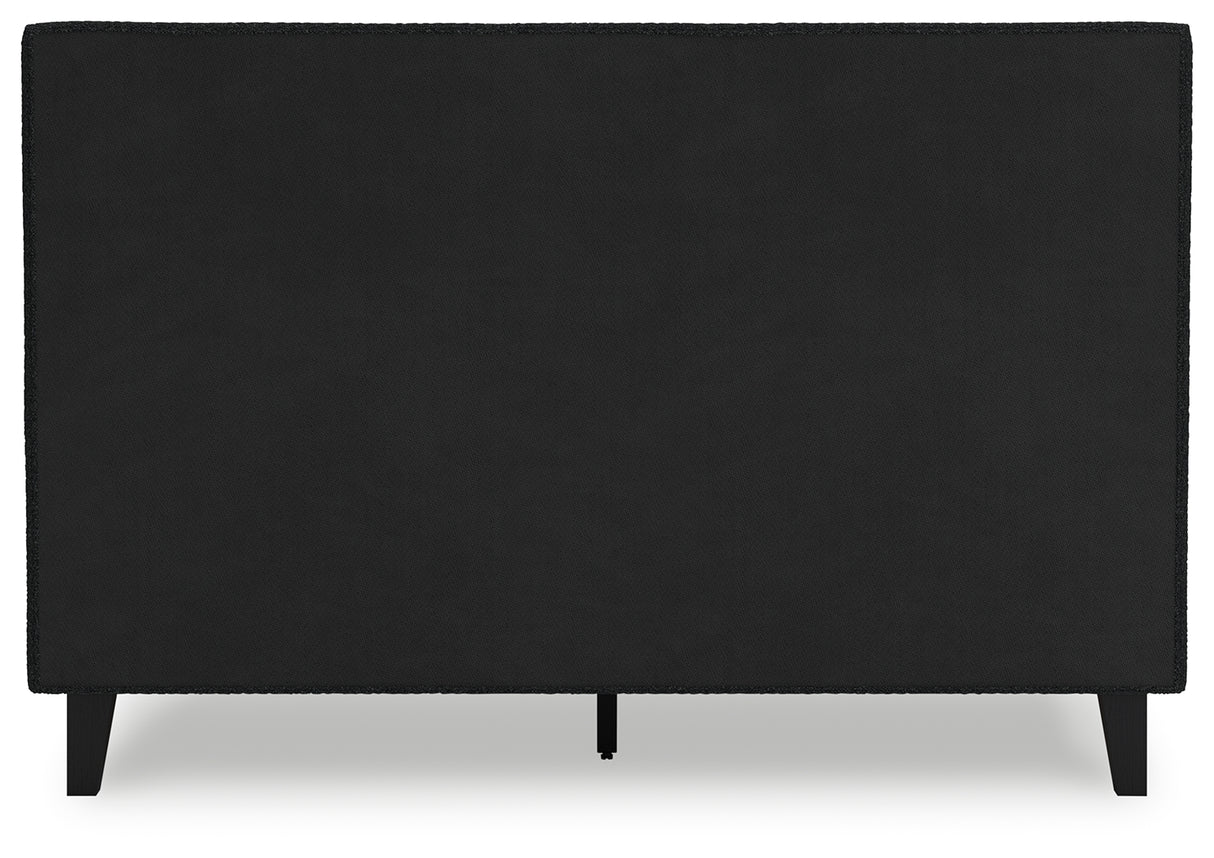 Cadmori 2-Piece Queen Upholstered Bed with Dresser (Queen Upholstered Bed with Roll Slats, Dresser)