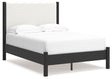 Cadmori Full Upholstered Panel Bed