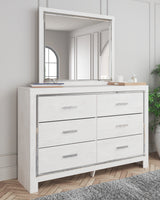 Altyra Full Panel Bed, Dresser, Mirror and Nightstand (Bed Size: Full)