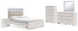 Altyra Queen Storage Bed, Dresser, Mirror, Chest and Nightstand (Bed Size: Queen)