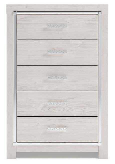 Altyra Twin Panel Bed, Chest and Nightstand