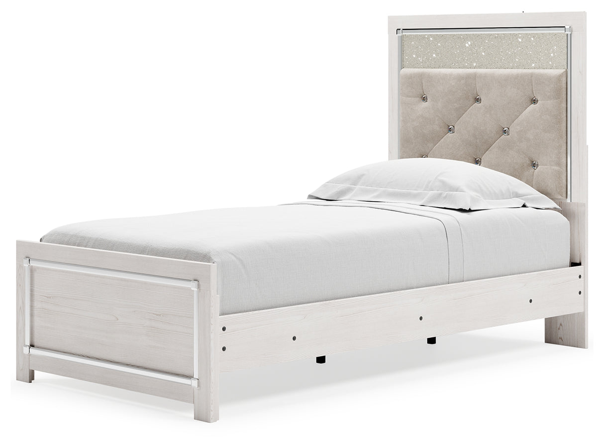 Altyra Twin Panel Bed, Chest and Nightstand