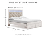Altyra Queen Storage Bed, Dresser, Mirror, Chest and Nightstand (Bed Size: Queen)
