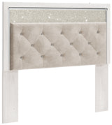 Altyra 2-Piece Queen Panel Headboard with Dresser (Queen Upholstered Panel Headboard, Dresser)