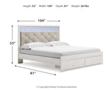 Altyra King Storage Bed, Chest and 2 Nightstands (Bed Size: King)