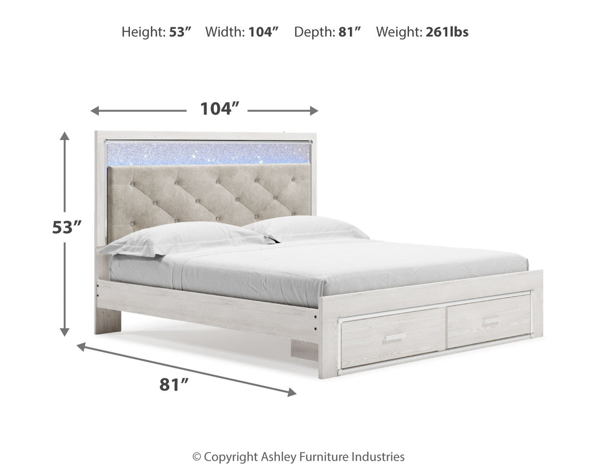 Altyra King Storage Bed, Chest and Nightstand (Bed Size: King)