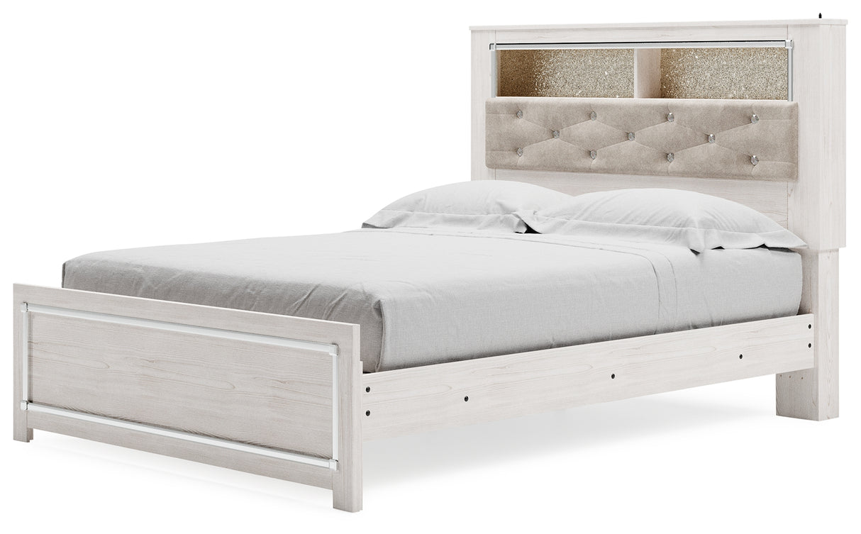 Altyra Queen Panel Bookcase Bed (Bed Size: Queen)