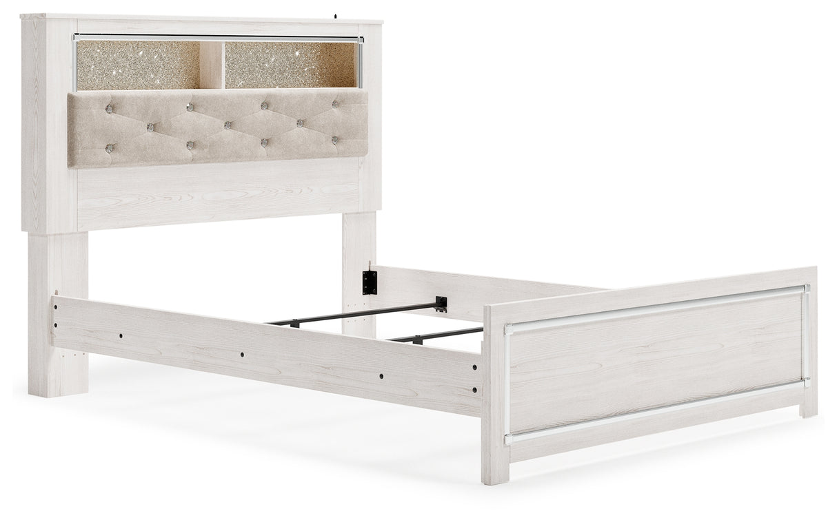 Altyra Queen Panel Bookcase Bed (Bed Size: Queen)