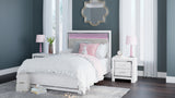 Altyra Full Panel Bed, Dresser, Mirror and Nightstand (Bed Size: Full)