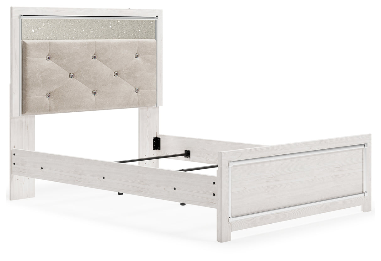 Altyra Full Panel Bed, Dresser, Mirror and Nightstand (Bed Size: Full)
