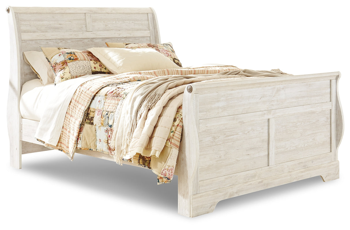 Willowton Queen Sleigh Bed (Bed Size: Queen)
