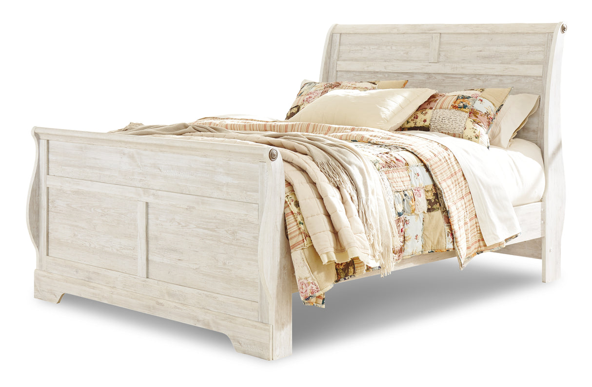 Willowton Queen Sleigh Bed (Bed Size: Queen)