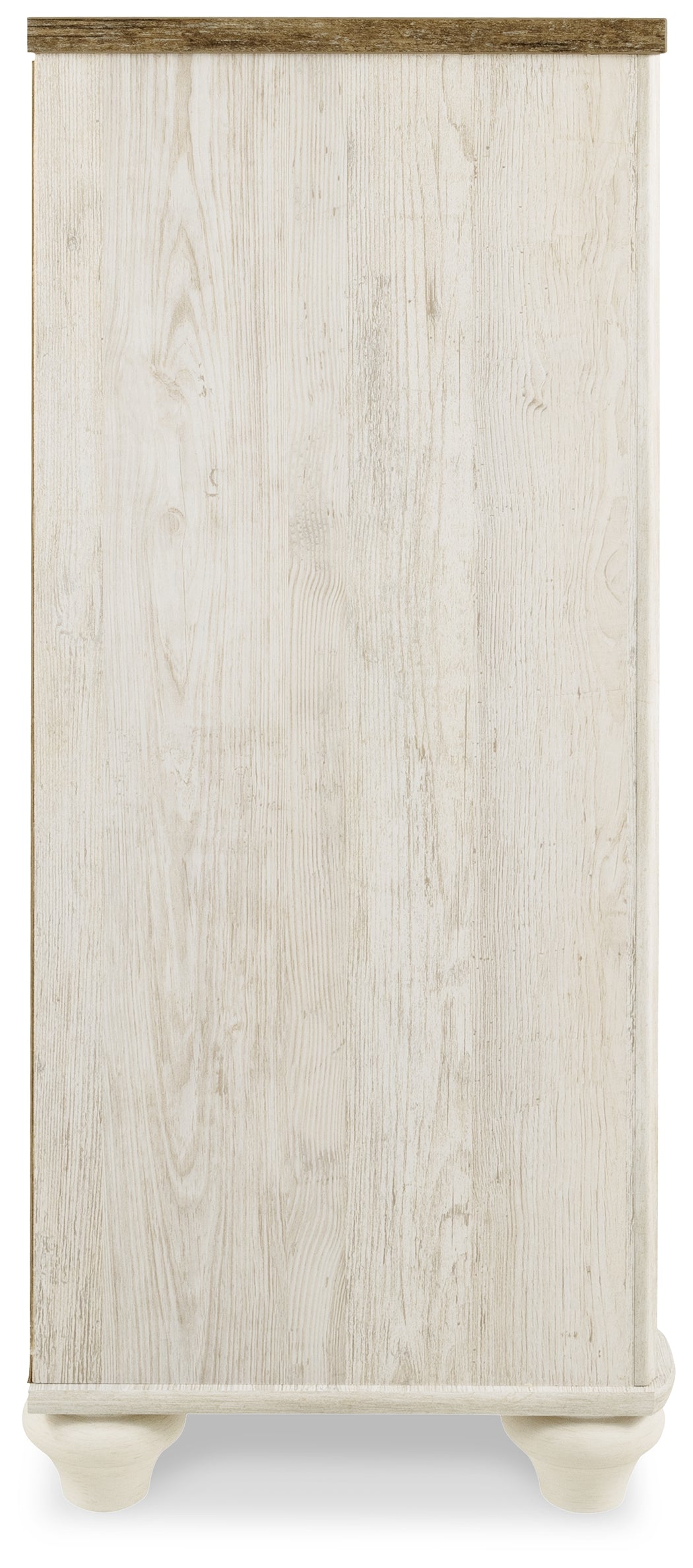 Willowton 5-Piece King Panel Bed with Dresser and Nightstand (King/California King Panel Footboard, King/California King Panel Headboard, King Panel Rails, Dresser, Nightstand)