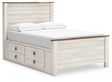 Willowton Full Panel Bed with 2 Storage Drawers (Bed Size: Full)