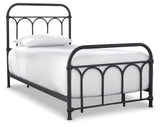 Nashburg Twin Metal Bed (Variation Bed Size: Twin)