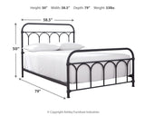 Nashburg Full Metal Bed (Variation Bed Size: Full)