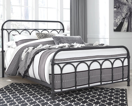 Nashburg Queen Metal Bed (Bed Size: Queen)