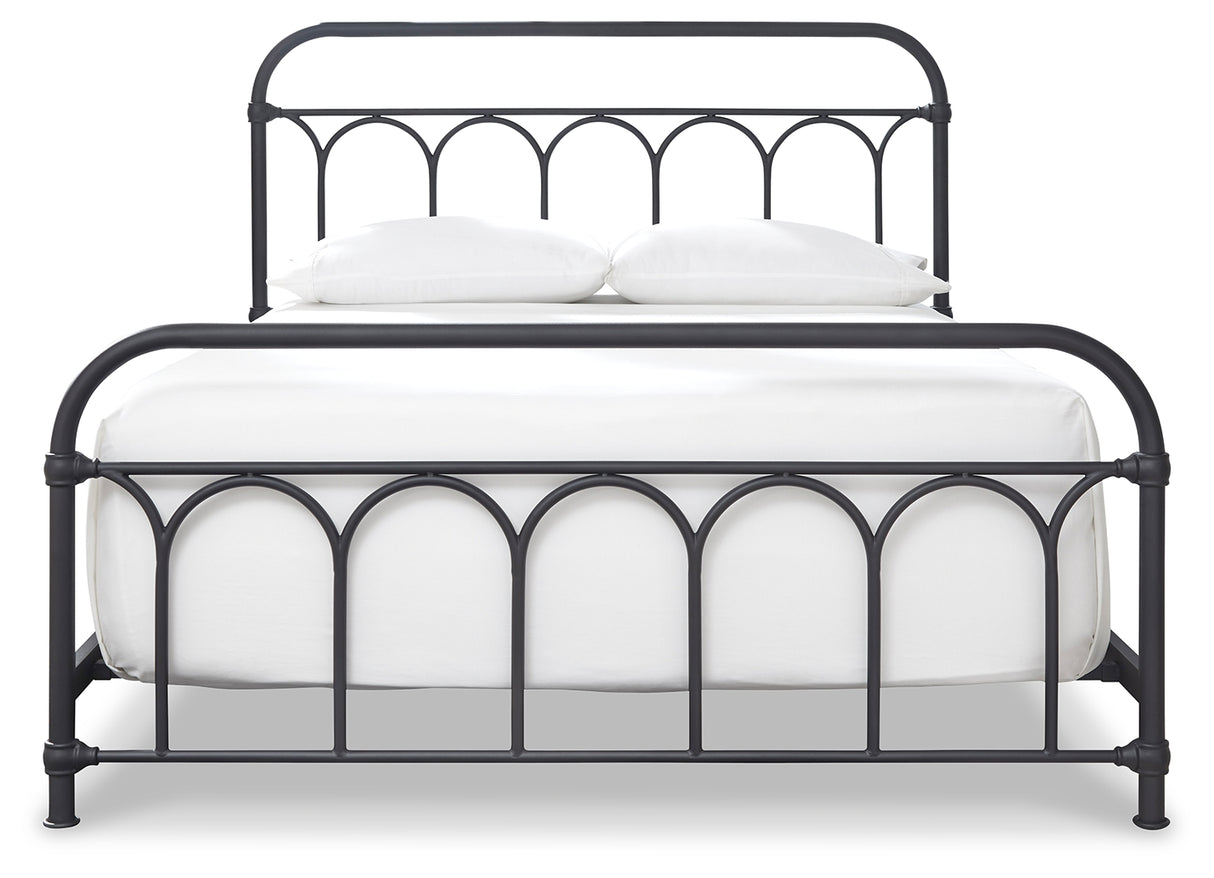 Nashburg Queen Metal Bed (Bed Size: Queen)