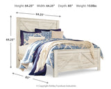 Bellaby Queen Crossbuck Panel Bed (Bed Size: Queen)