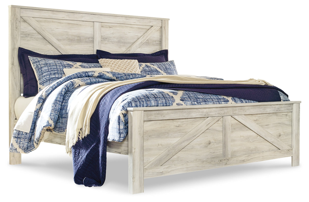 Bellaby Queen Crossbuck Panel Bed (Bed Size: King)