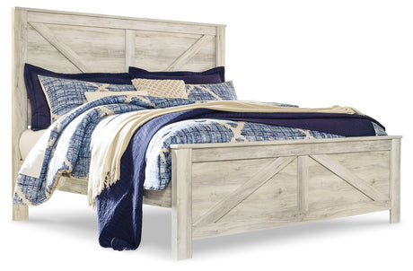 Bellaby Queen Crossbuck Panel Bed (Bed Size: King)